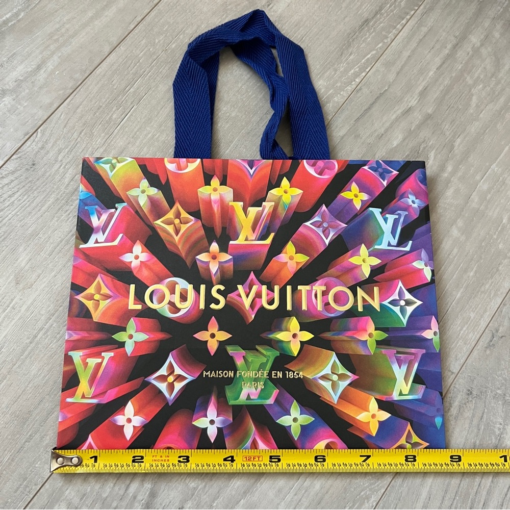 Limited Edition Holiday Louis Vuitton Shopper Bag Small colorful multicolor